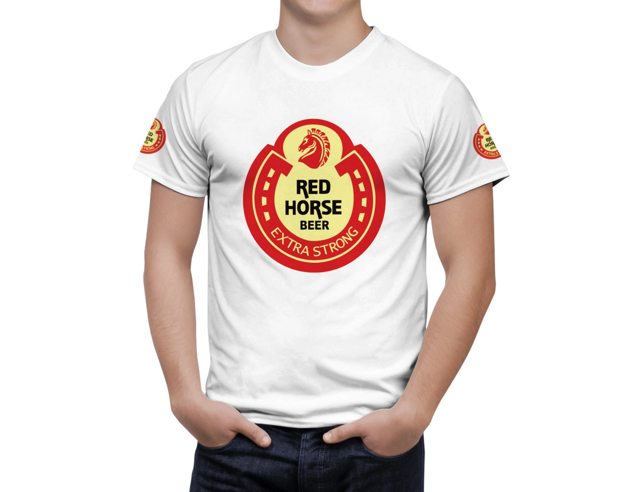 Red Horse Beer T-Shirt, RE--66