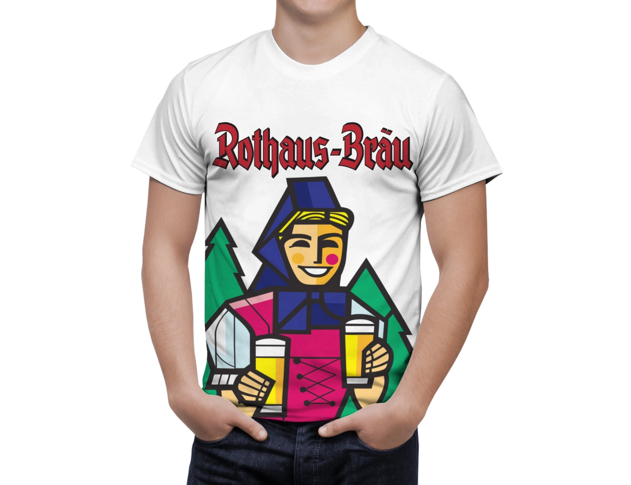 Rothaus Brau Beer T-Shirt, ROT--66