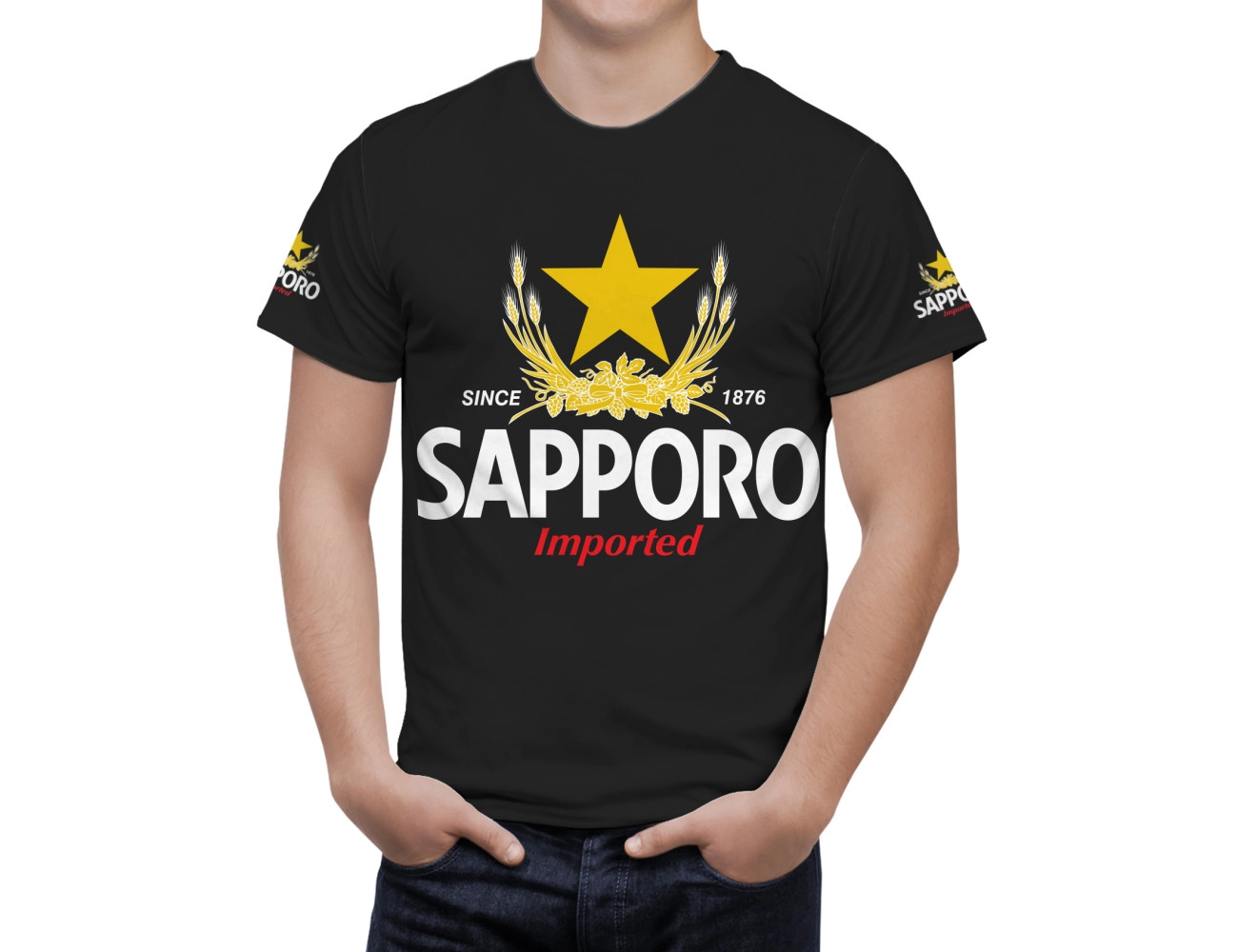 Sapporo Bier T-Shirt, SAP--63