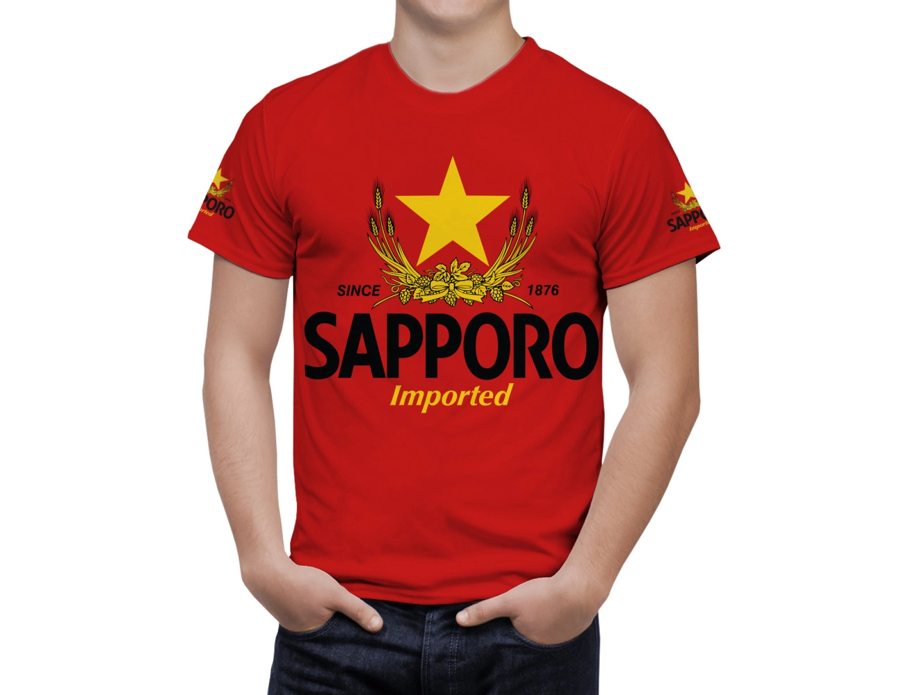Sapporo Bier T-Shirt, SAP--63