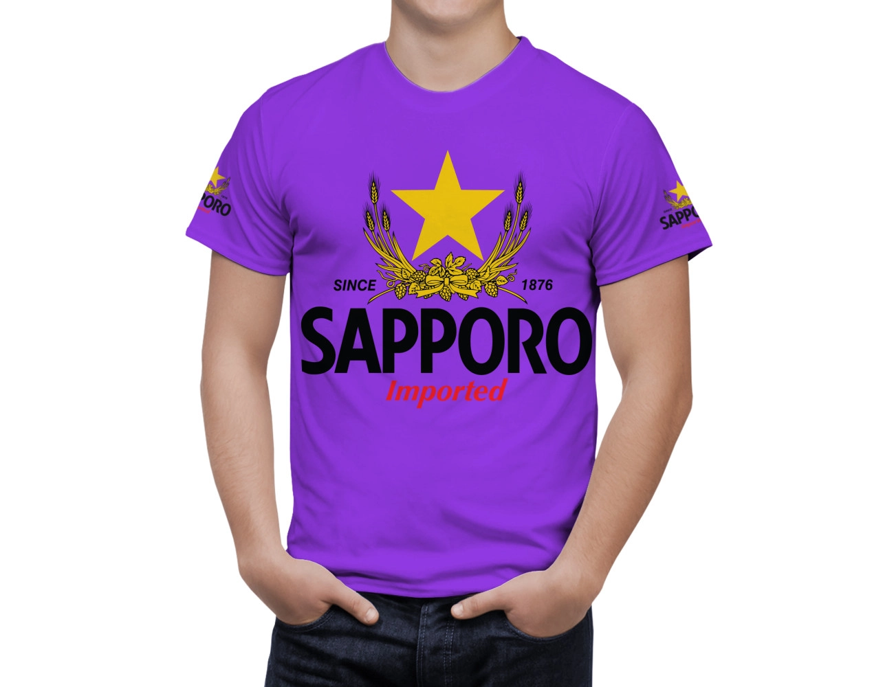 Sapporo Bier T-Shirt, SAP--63