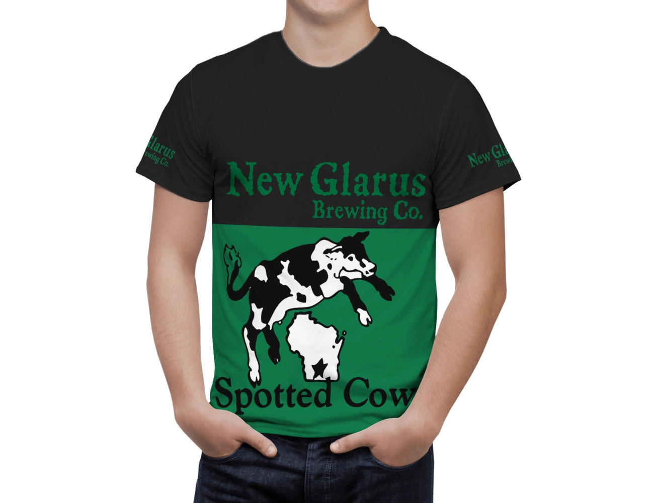 Spotted Cow Beer T-Shirt, SPO--09