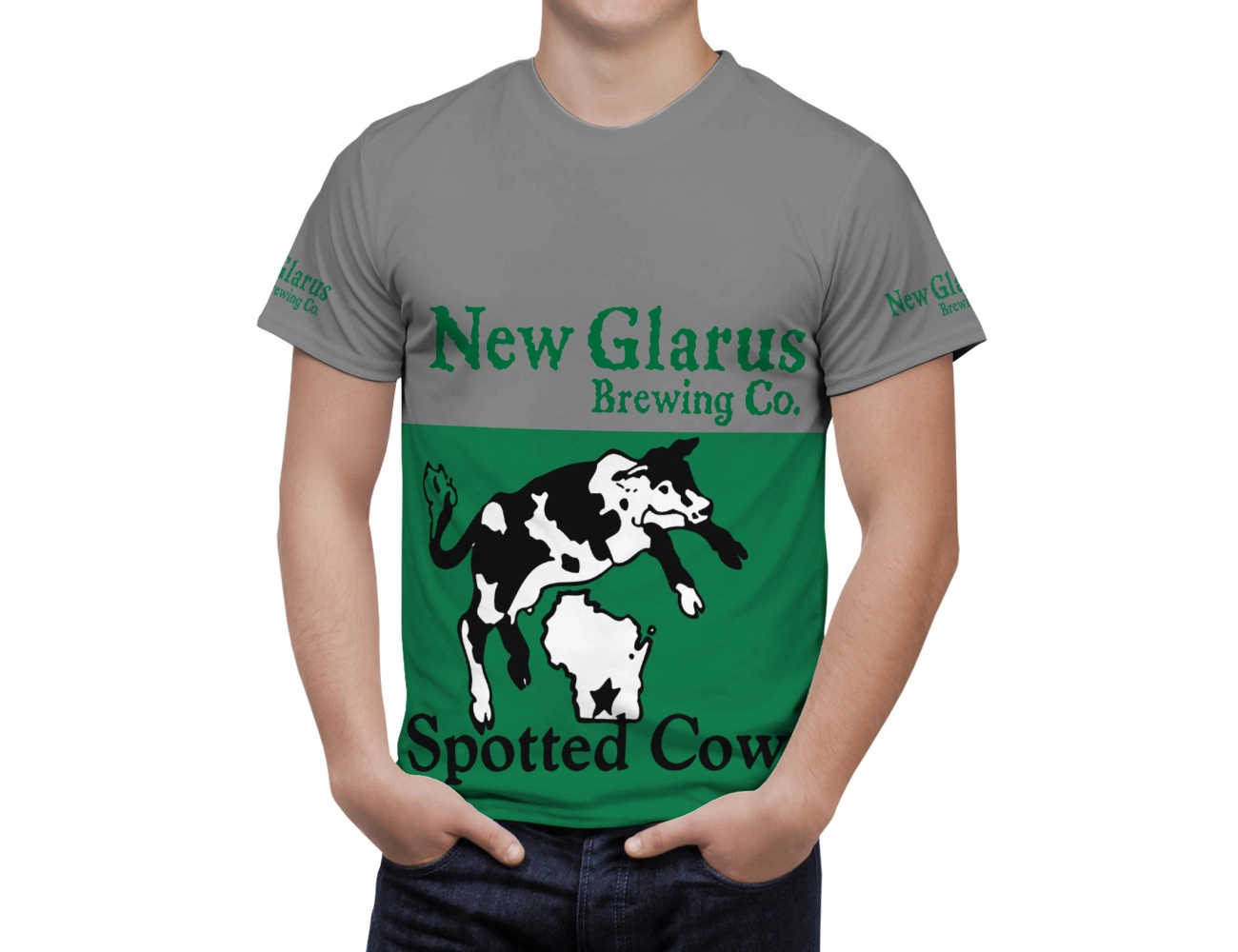 Spotted Cow Beer T-Shirt, SPO--09