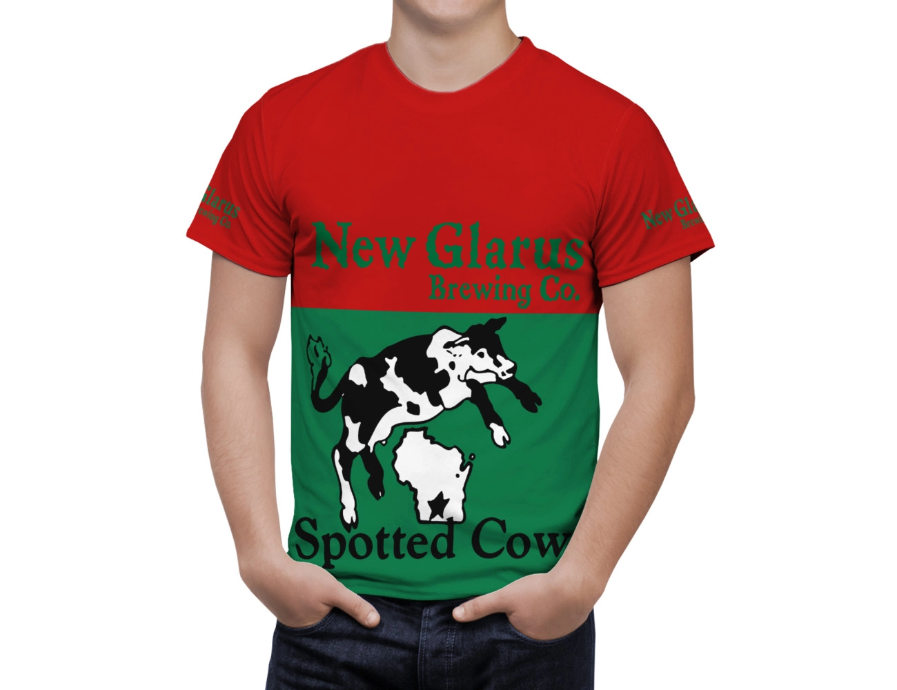 Spotted Cow Beer T-Shirt, SPO--09