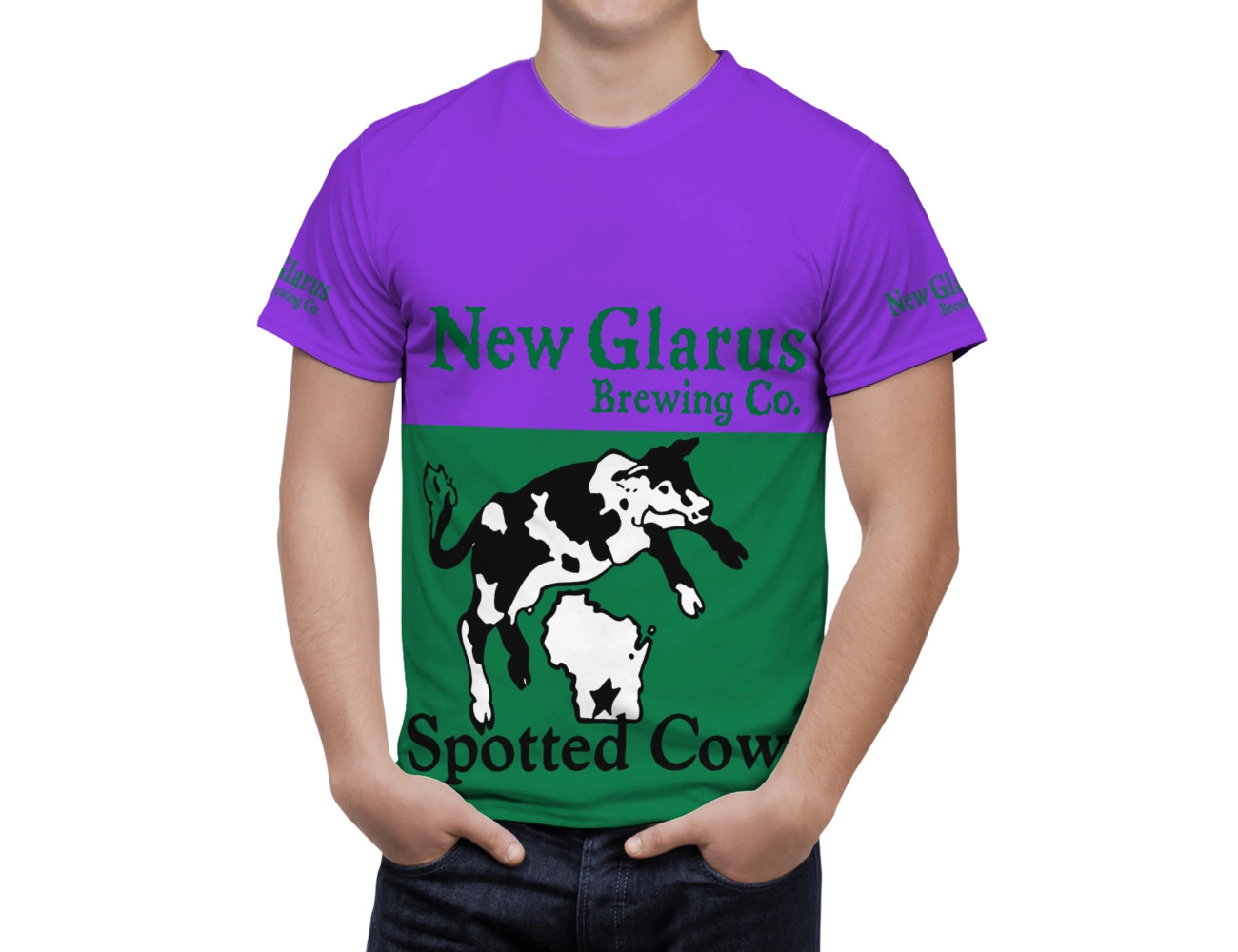 Spotted Cow Beer T-Shirt, SPO--09