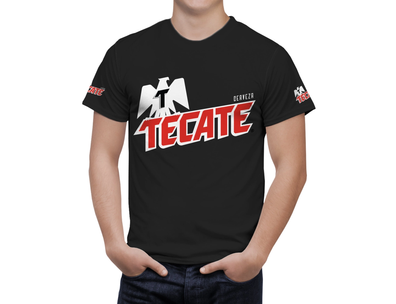 Tecate Beer T-Shirt, TE--30