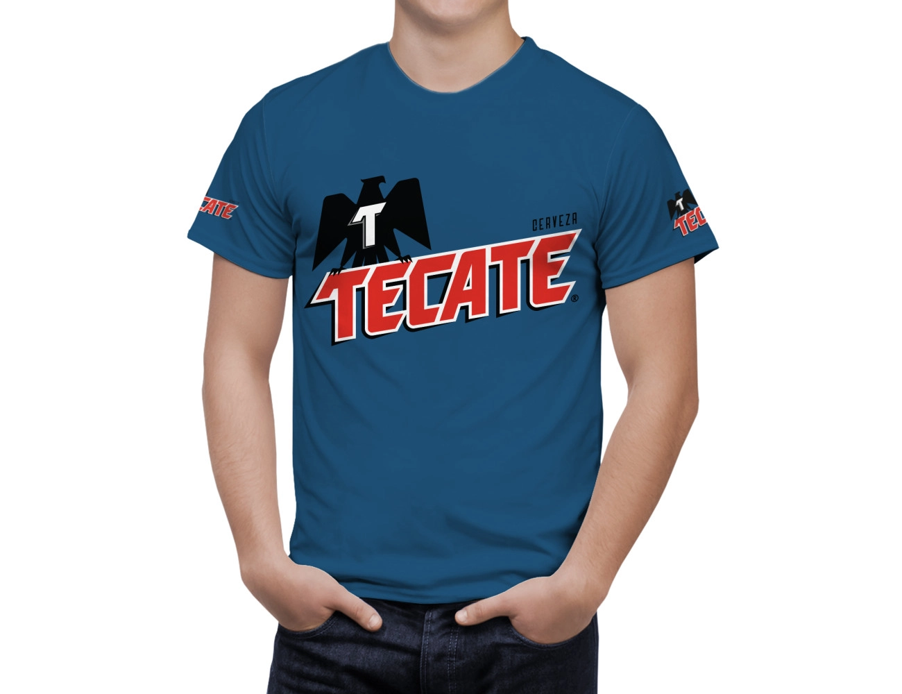 Tecate Beer T-Shirt, TE--30