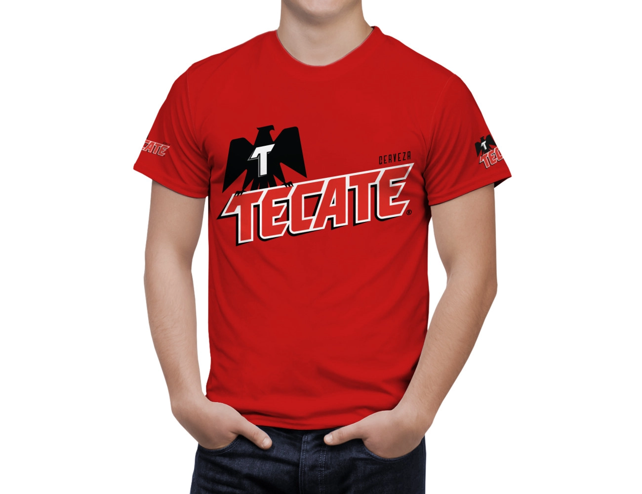 Tecate Beer T-Shirt, TE--30