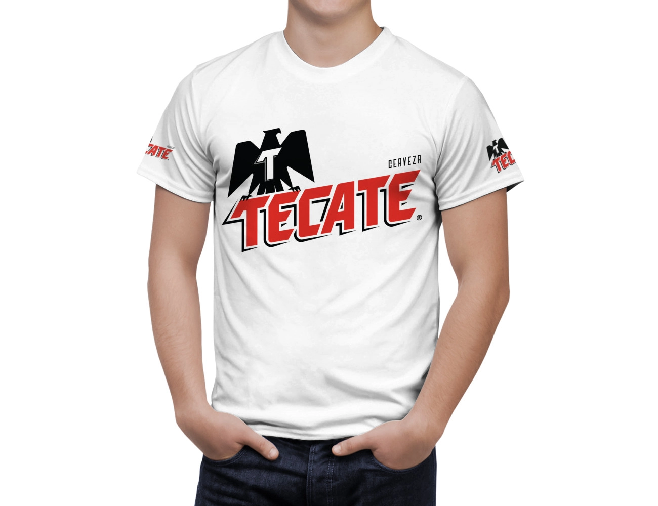Tecate Beer T-Shirt, TE--30