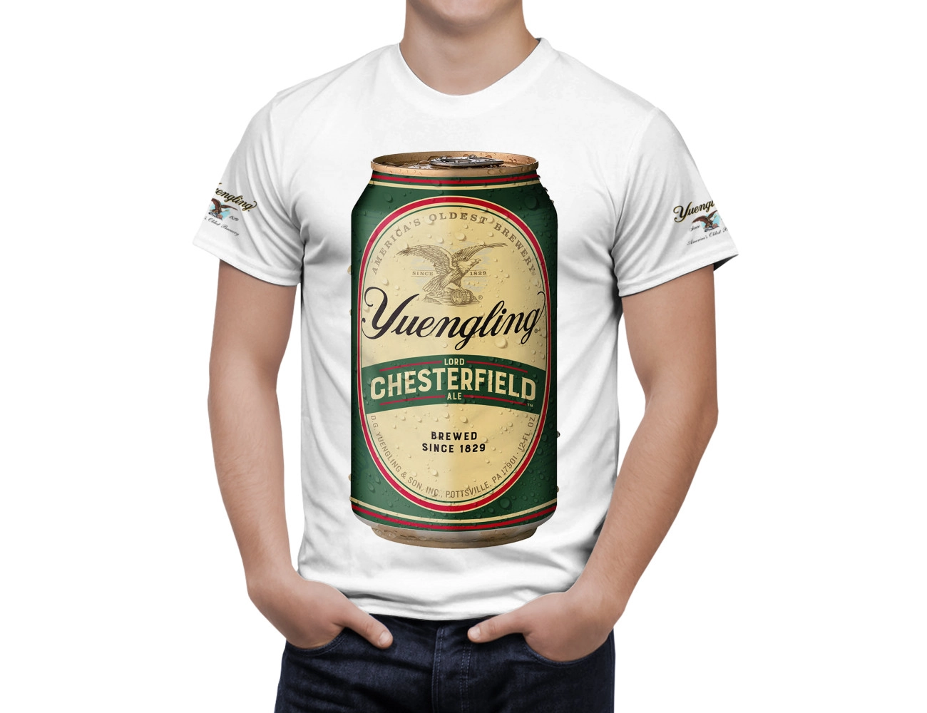 Yuengling Chesterfield Cant Beer T-Shirt, YU--52