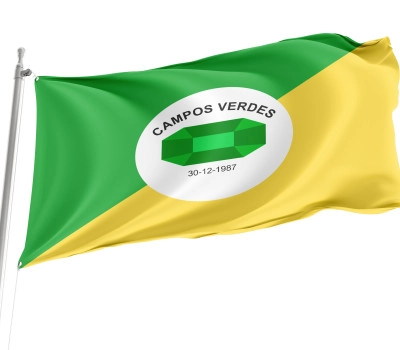 Campos Verdes, Goiás Outdoor Quality Flag