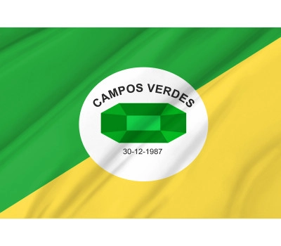 Campos Verdes, Goiás Outdoor Quality Flag