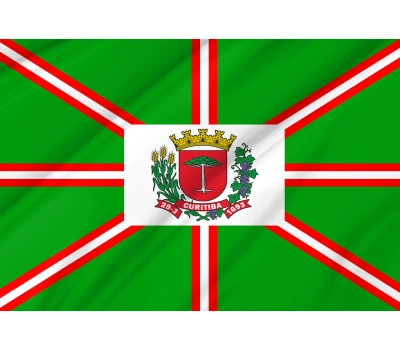Curitiba, Paraná Outdoor Quality Flag