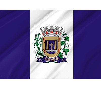 Leme, State Sao Paulo Outdoor Quality Flag