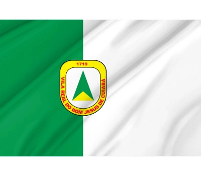 Mato Grosso's city Cuiabá Outdoor Quality Flag