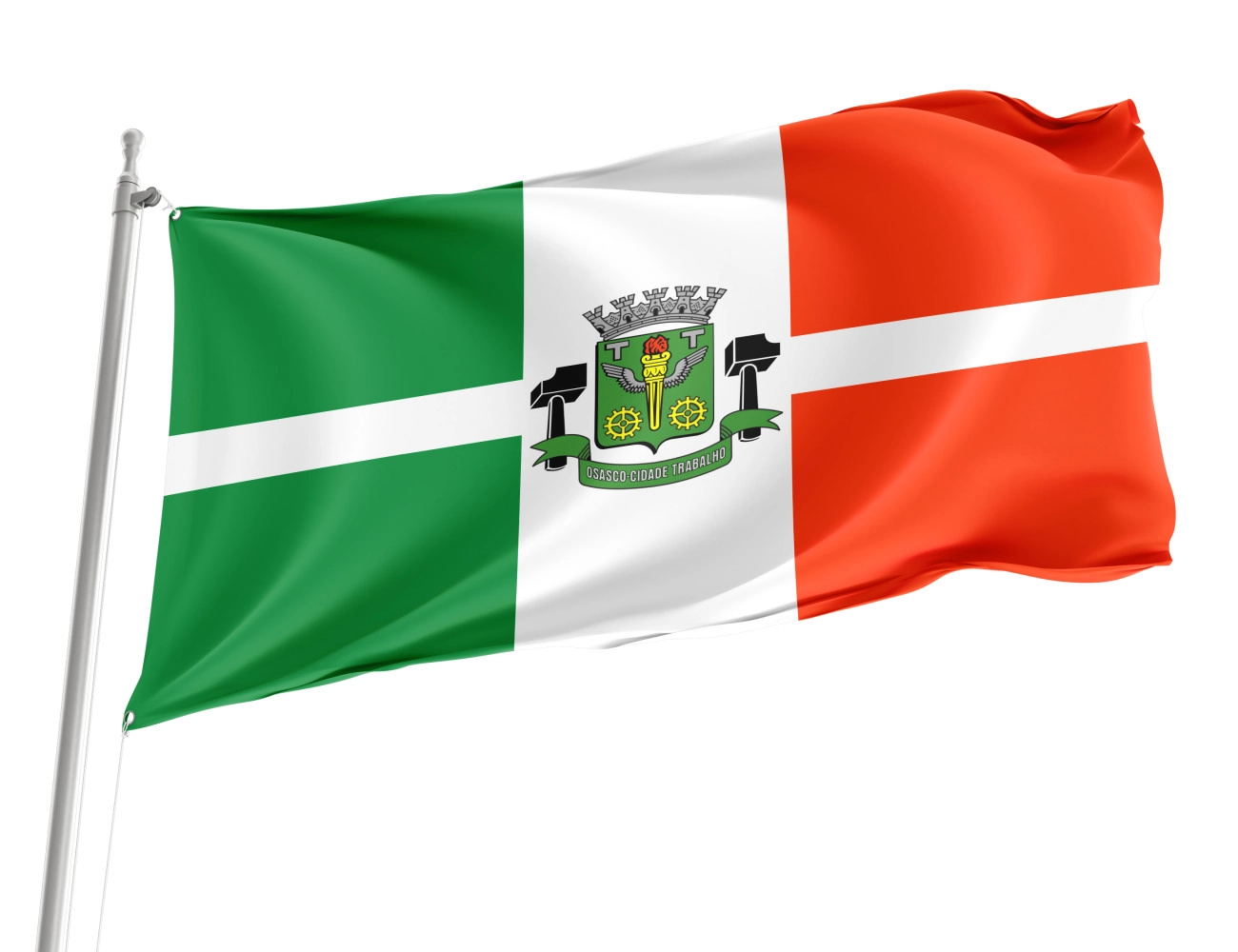 Osasco, São Paulo Outdoor Quality Flag, BRA002