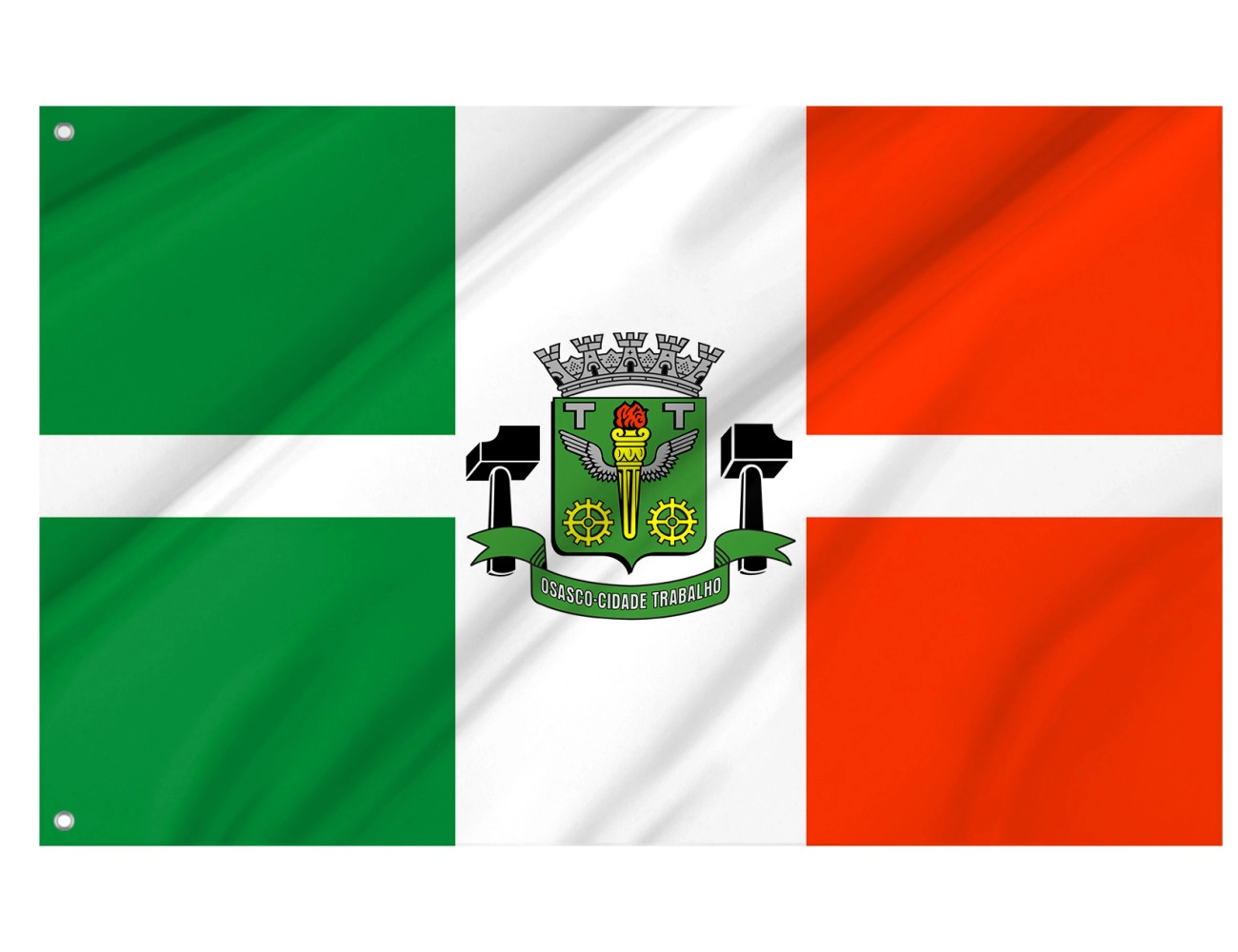 Osasco, São Paulo Outdoor Quality Flag, BRA002