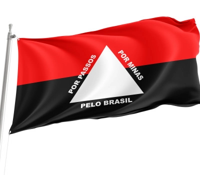 Passos, Minas Gerais Outdoor Quality Flag