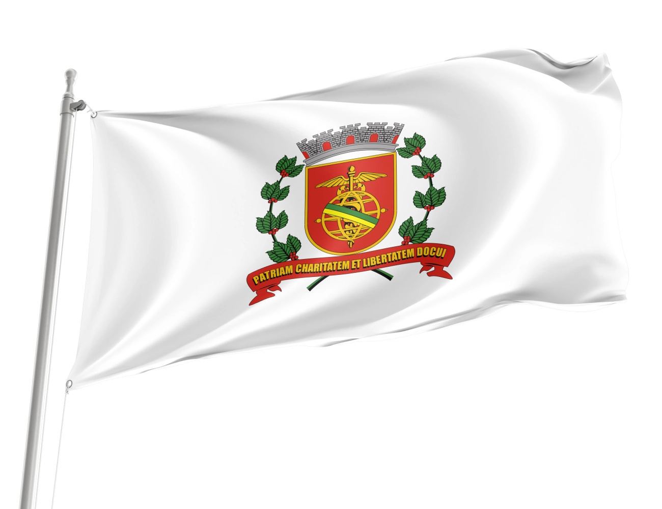 Santos, Sao Paulo Outdoor Quality Flag