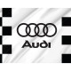 Audi Black White Outdoor Quality Flag - Image 2
