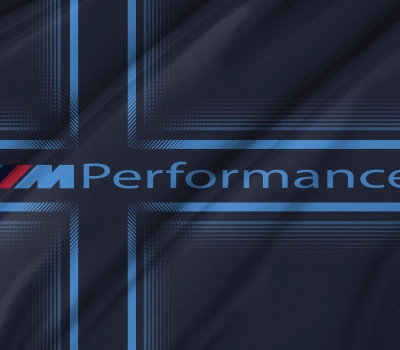BMW M Performance Blau Outdoor Qualität Flagge