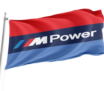 BMW M Power Outdoor Qualität Flagge