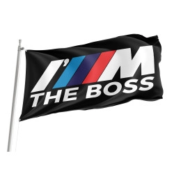 I'm the BMW Boss Black Outdoor Quality Flag