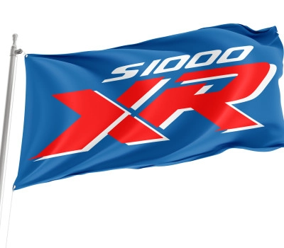 BMW S1000 XR Blau Outdoor Qualität Flagge