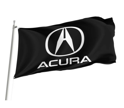 Acura Black Outdoor Quality Flag