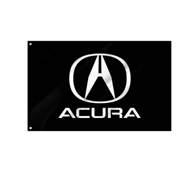 Acura Black Outdoor Quality Flag