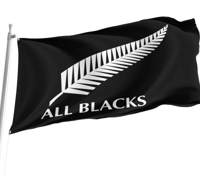 All Blacks Schwarz Outdoor Qualität Flagge