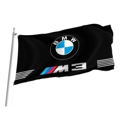 BMW M Power Racing Indoor Outdoor Flag