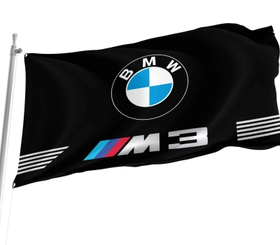 BMW M Power Racing Indoor Outdoor Flagge