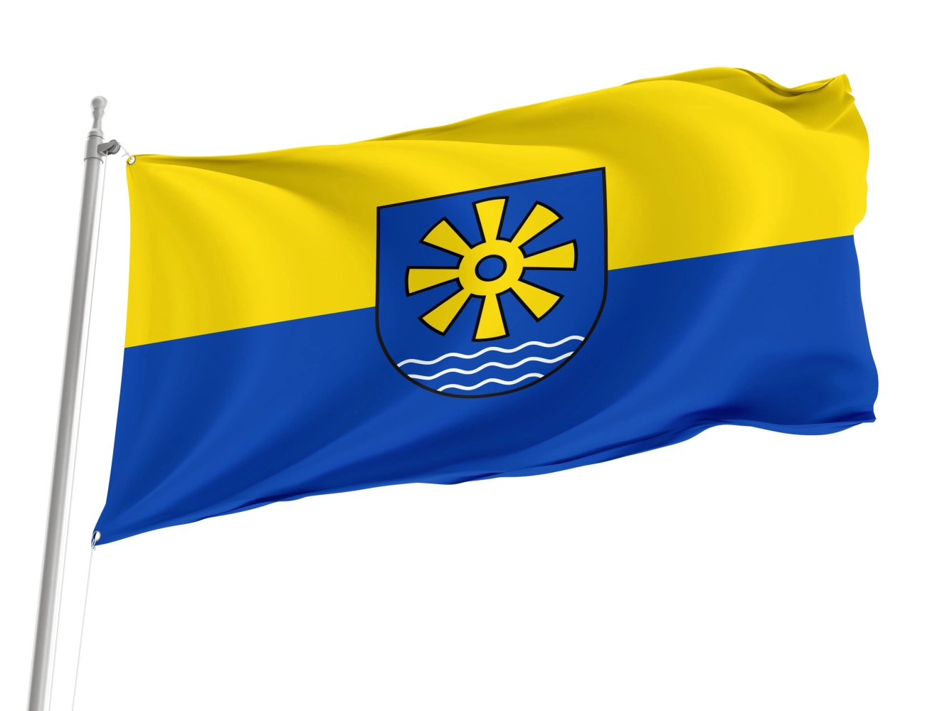 Bodenseekreis city flag Baden Wurttemberg Germany
