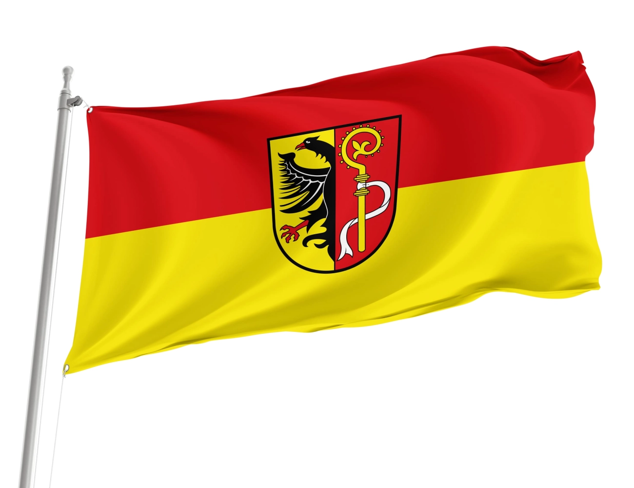 Landkreis Biberach city flag Baden Wurttemberg Germany
