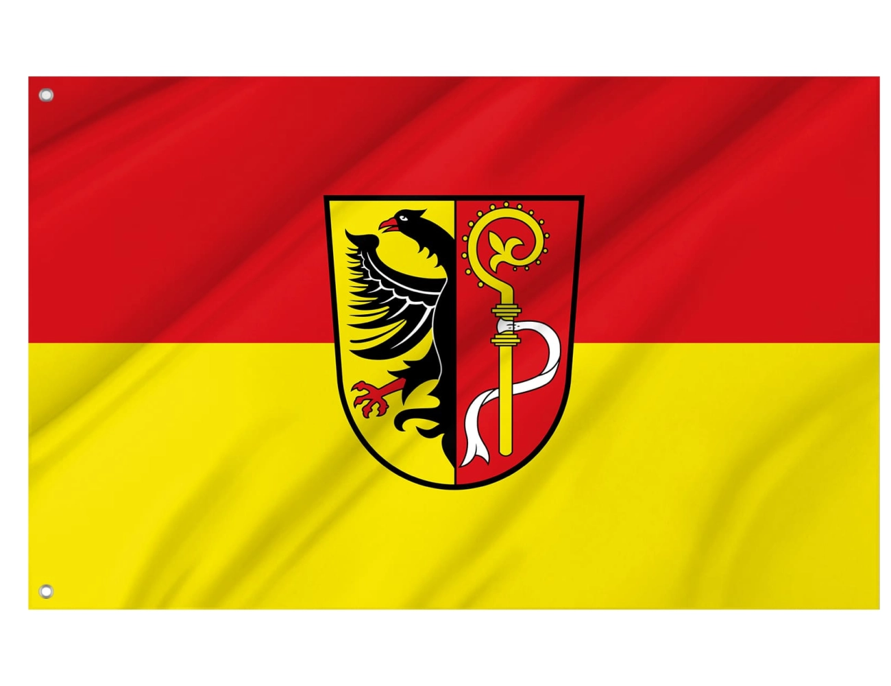 Landkreis Biberach city flag Baden Wurttemberg Germany