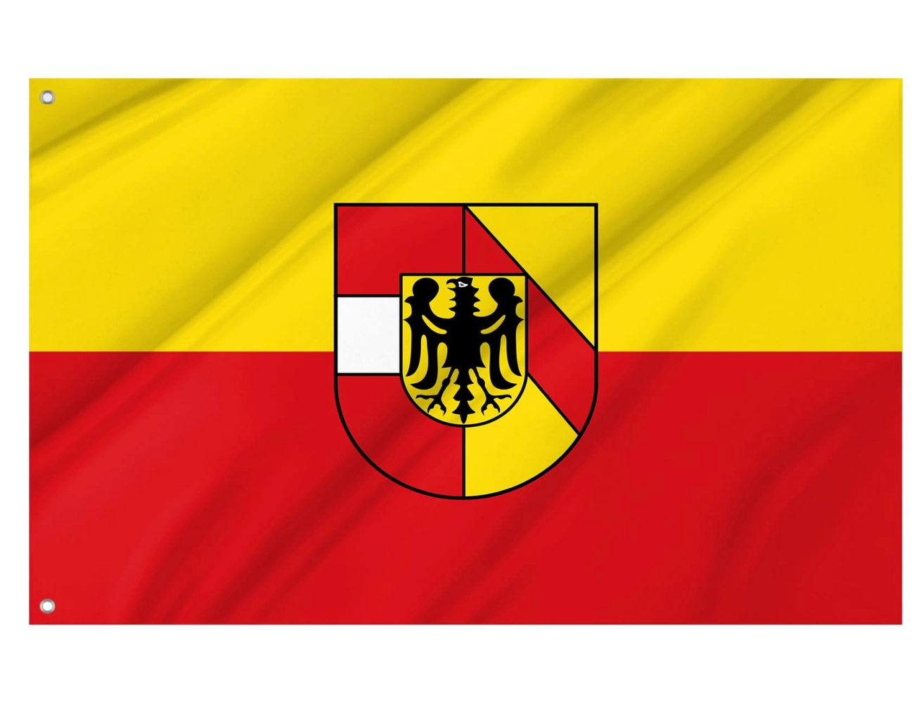 Landkreis Breisgau-Hochschwarzwald city flag Baden Wurttemberg Germany