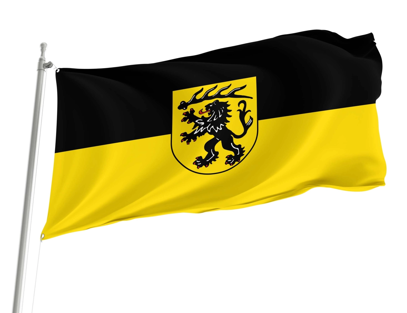 Landkreis Göppingen city flag Baden Wurttemberg Germany