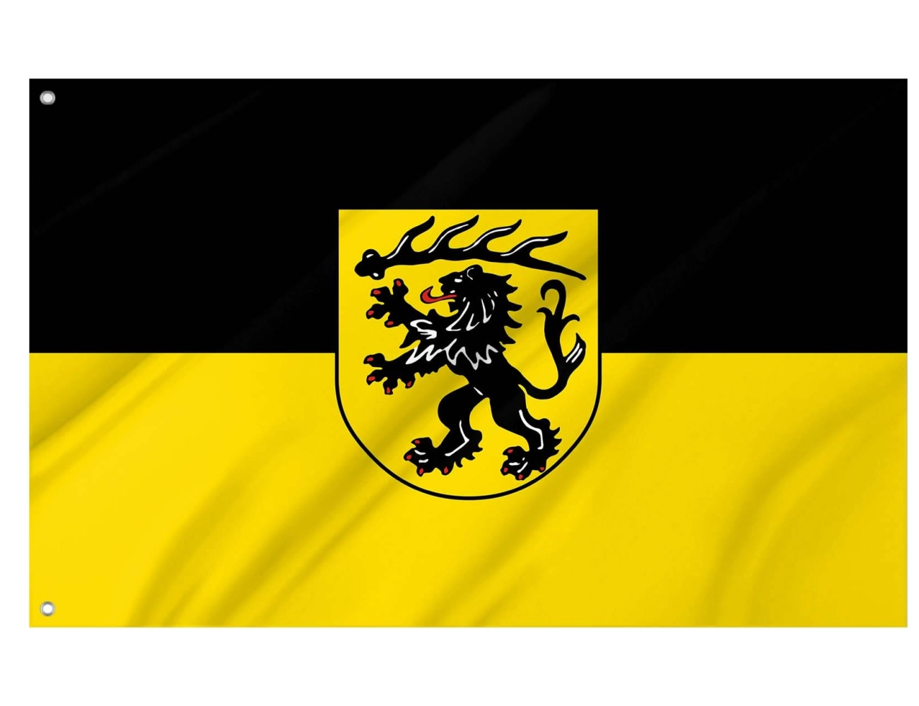 Landkreis Göppingen city flag Baden Wurttemberg Germany