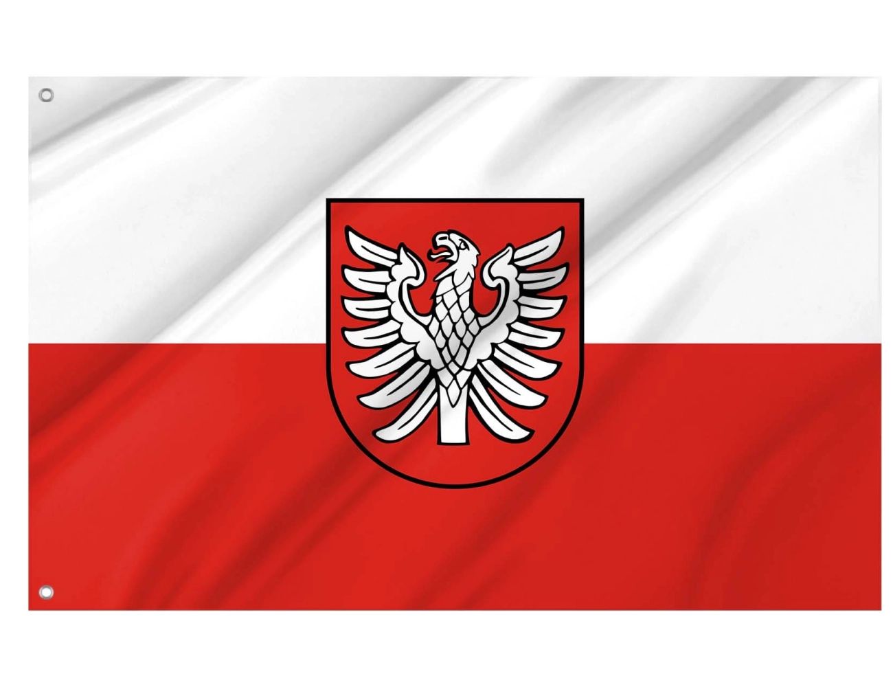 Landkreis Heilbronn city flag Baden Wurttemberg Germany
