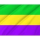 Rex (Mardi Gras colors) Outdoor Quality Flag - Image 2