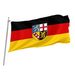 Saarland Outdoor Qualität Flagge