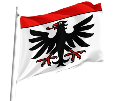 Flag of the municipality of Aarau (AG)