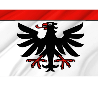 Flag of the municipality of Aarau (AG)
