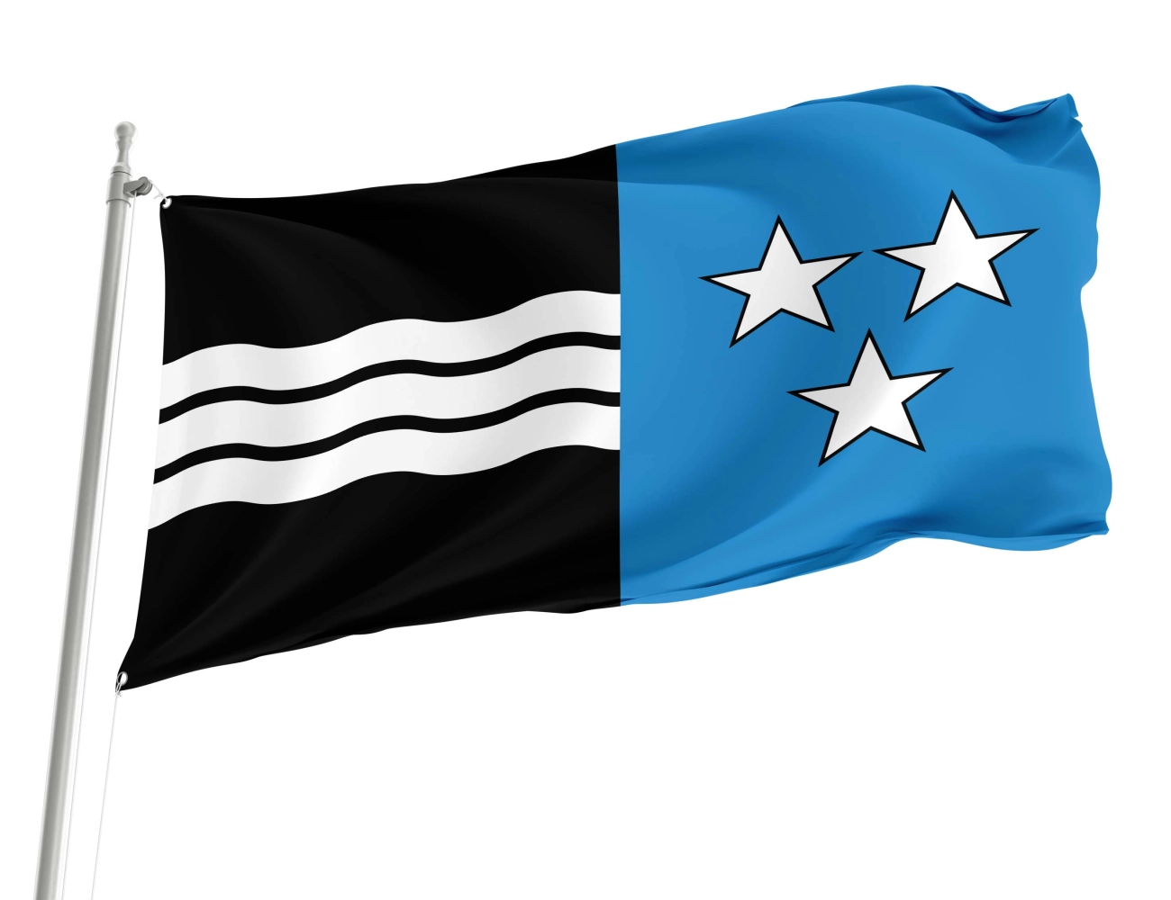 Canton Aargau Switzerland flag made of polyester for outdoor use