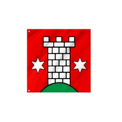 Flag of the municipality of Aristau (AG)