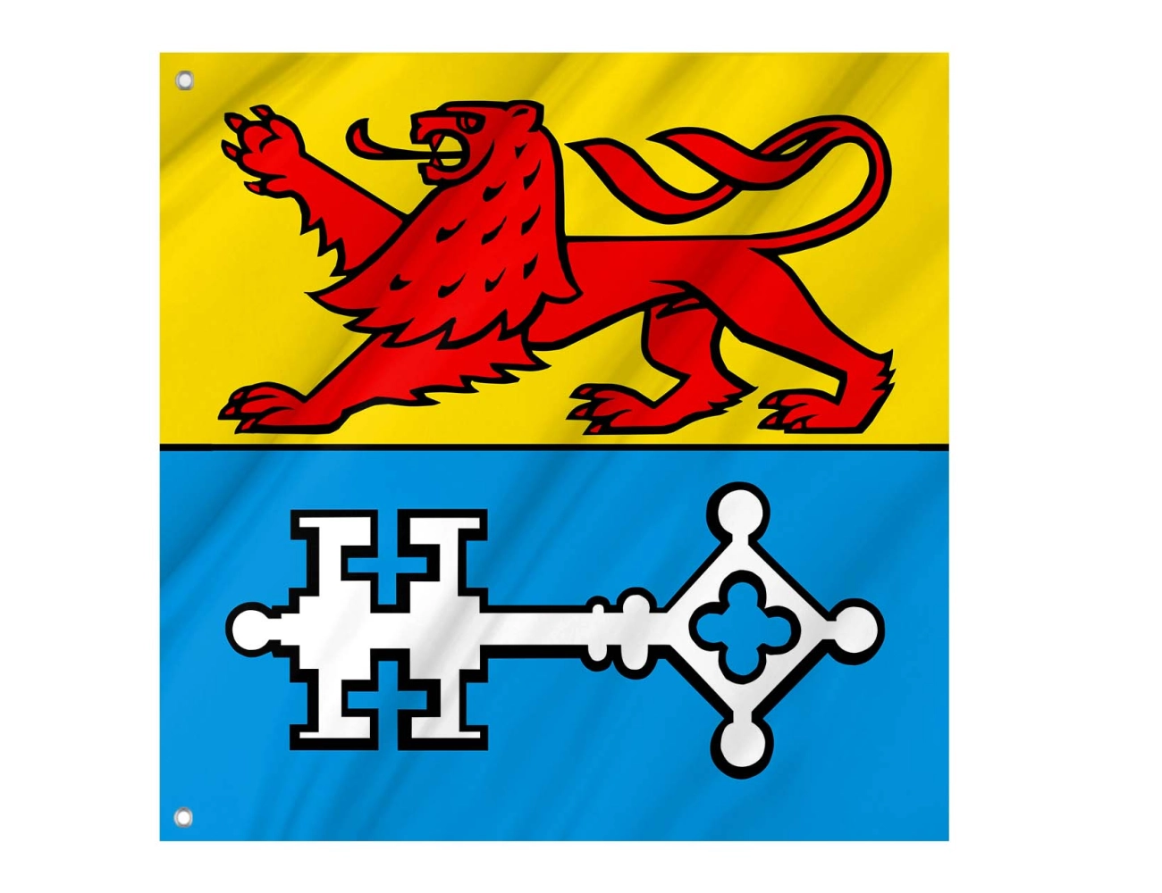 Arni AG Switzerland municipal polyester flag square design