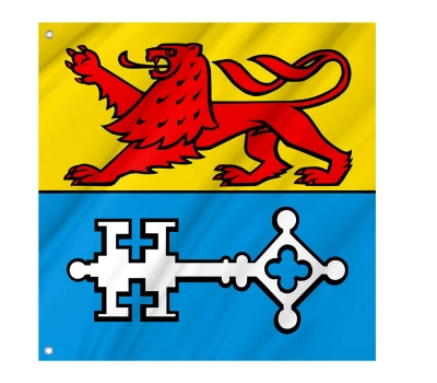 Flag of the municipality of Arni (AG)