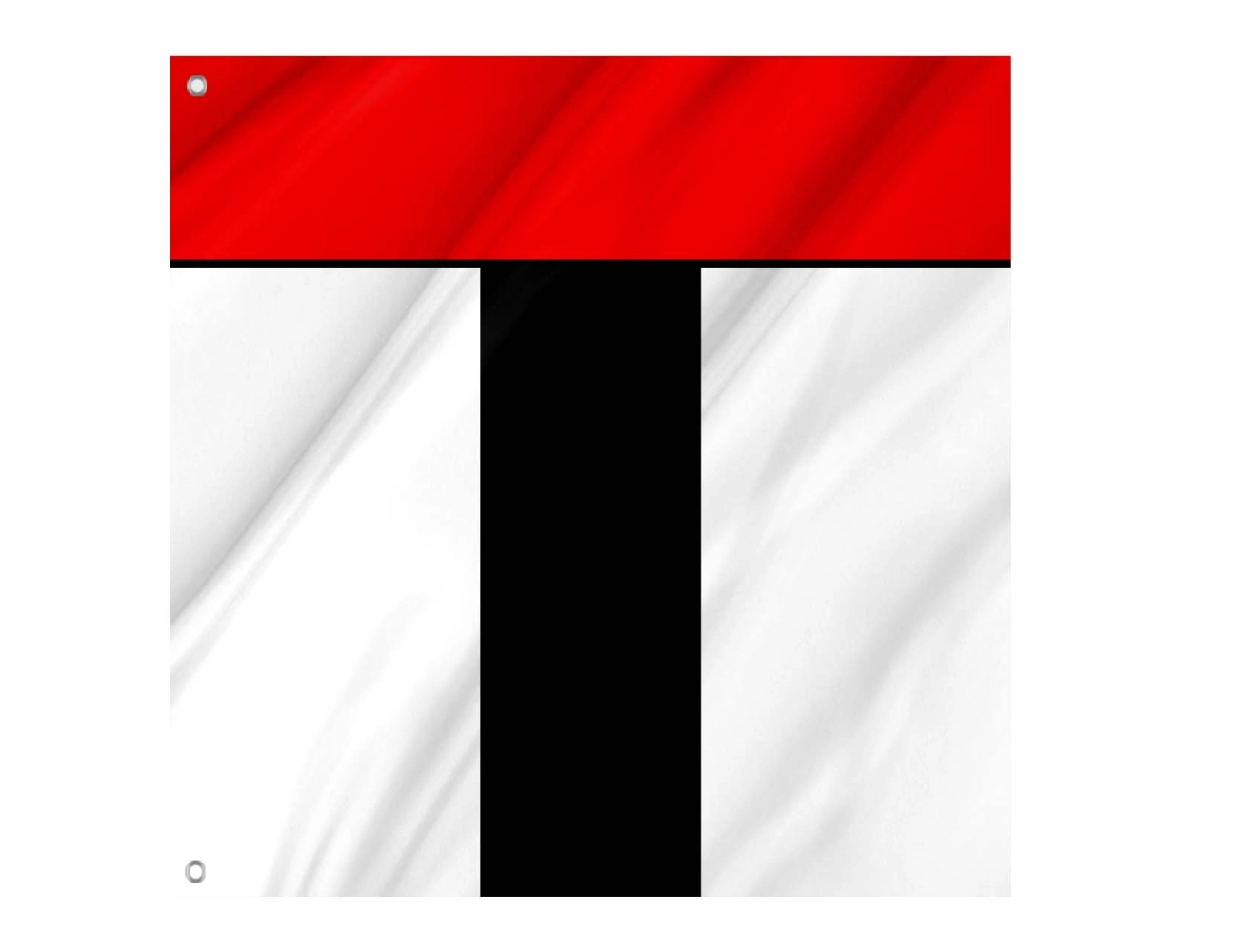 Baden AG Switzerland municipal polyester flag square design