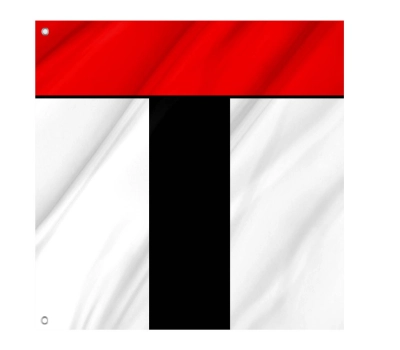 Flag of the municipality of Baden (AG)